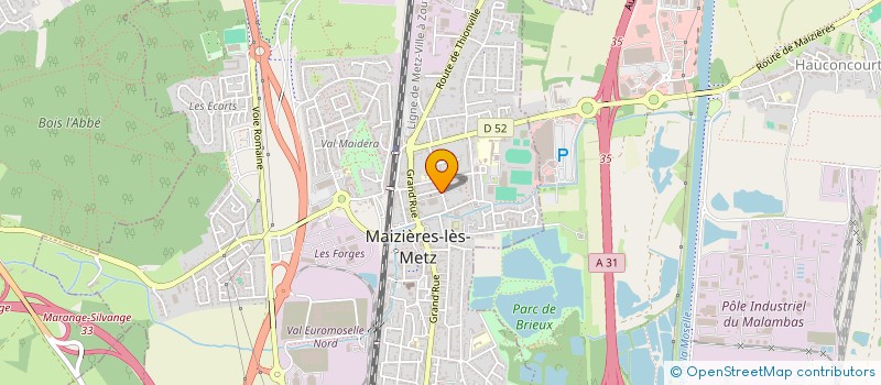 localisation de l'entreprise MONSIEUR CASIMIR JOSEFOWICZ  MAIZIERES LES METZ