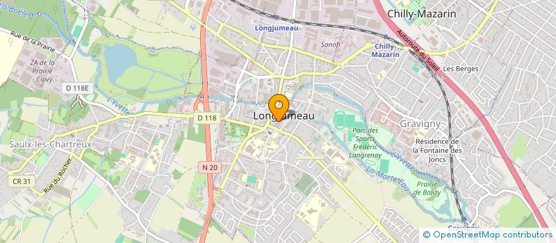 localisation de l'entreprise MONSIEUR CASIMIR KONAN à LONGJUMEAU