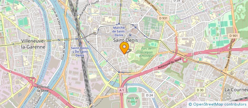 localisation de l'entreprise MONSIEUR CASIMIRO DA SILVA FERNANDES à SAINT-DENIS