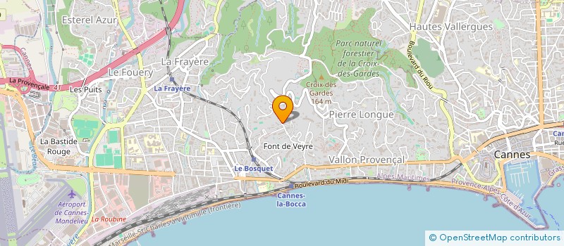 localisation de l'entreprise MONSIEUR CASSANDRE SEGARRA  CANNES