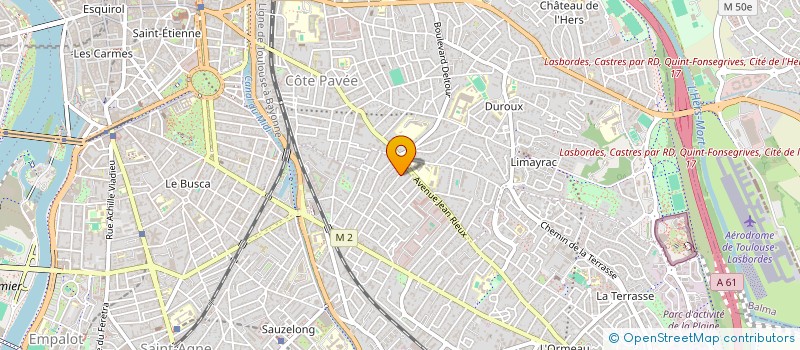 localisation de l'entreprise MONSIEUR CASSIM HABIB  TOULOUSE