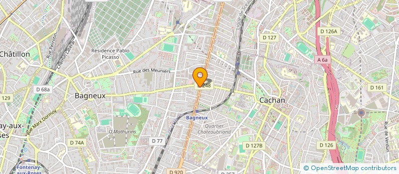 localisation de l'entreprise MONSIEUR CASSIM KHAN à BAGNEUX