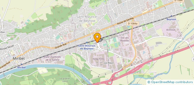 localisation de l'entreprise MONSIEUR CASSIMO BOUABBANE  SAINT-MAURICE-DE-BEYNOST