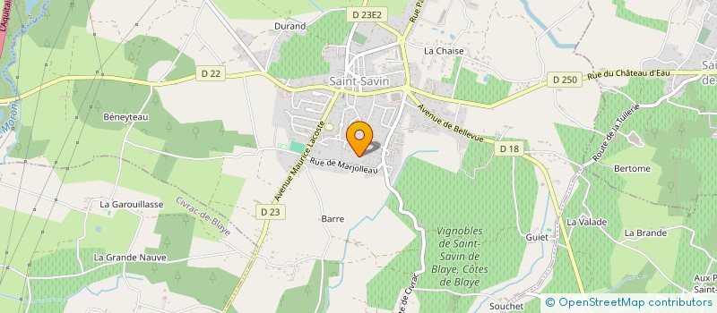 localisation de l'entreprise MONSIEUR CASTAING GREGORY  SAUCATS