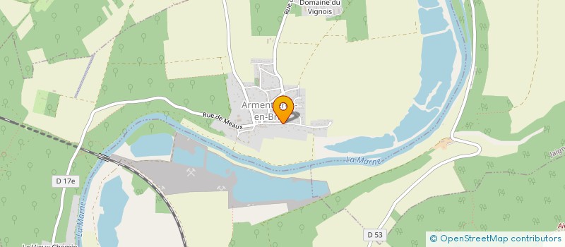 localisation de l'entreprise MONSIEUR CASTEL JEAN  ARMENTIERES-EN-BRIE