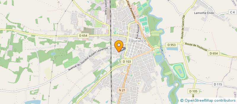 localisation de l'entreprise MONSIEUR CASTELLA DAVASSE  FLEURANCE