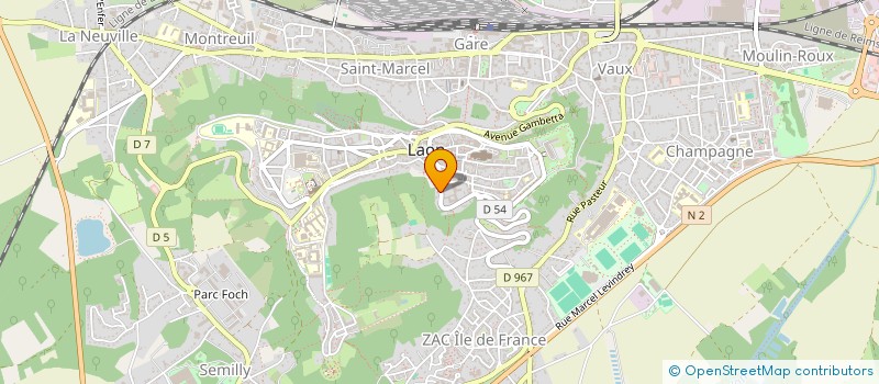 localisation de l'entreprise MONSIEUR CASTELLA DAVID REY  LAON