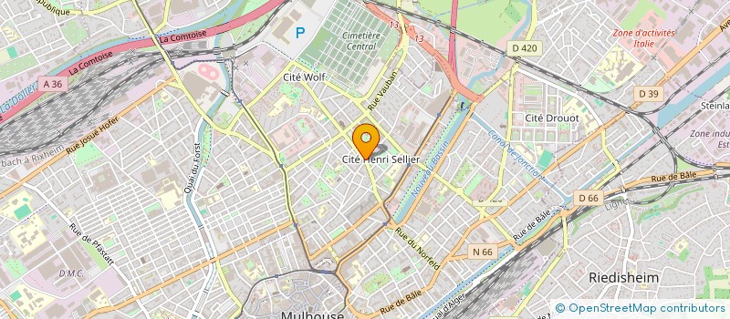 localisation de l'entreprise MONSIEUR CATALDO MIRTO  MULHOUSE