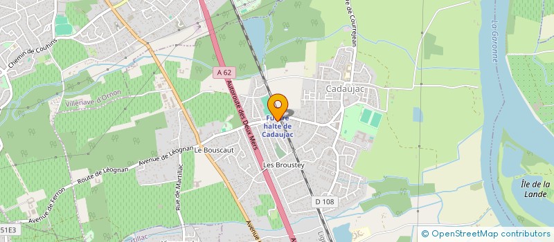 localisation de l'entreprise MONSIEUR CATALIN BRACAU  CADAUJAC