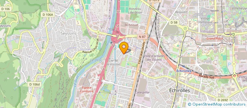 localisation de l'entreprise MONSIEUR CATALIN CIOCOIU  ECHIROLLES