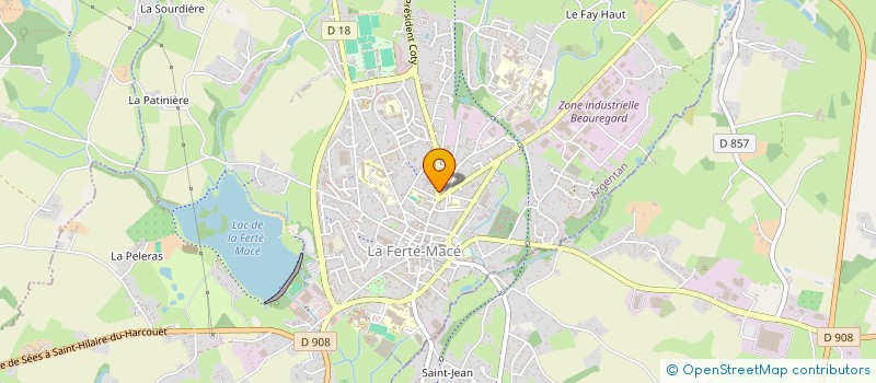 localisation de l'entreprise MONSIEUR CATALIN-FLORIN SFARLEA à LA FERTE MACE