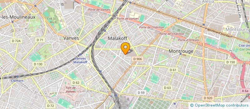 localisation de l'entreprise MONSIEUR CATALIN GATU à MALAKOFF