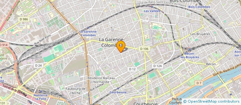 localisation de l'entreprise MONSIEUR CATALIN LU PU à LA GARENNE-COLOMBES