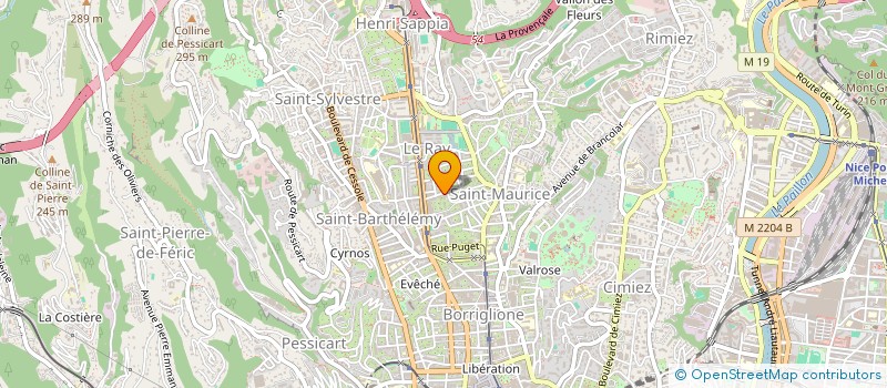 localisation de l'entreprise MONSIEUR CATALIN MORUZ  NICE