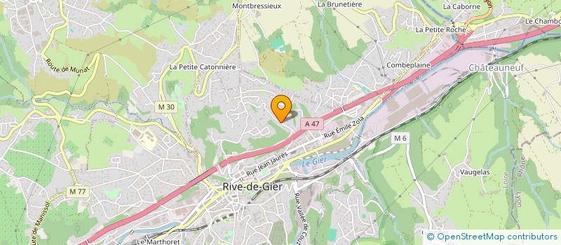 localisation de l'entreprise MONSIEUR CATALIN PIRVAN  RIVE-DE-GIER