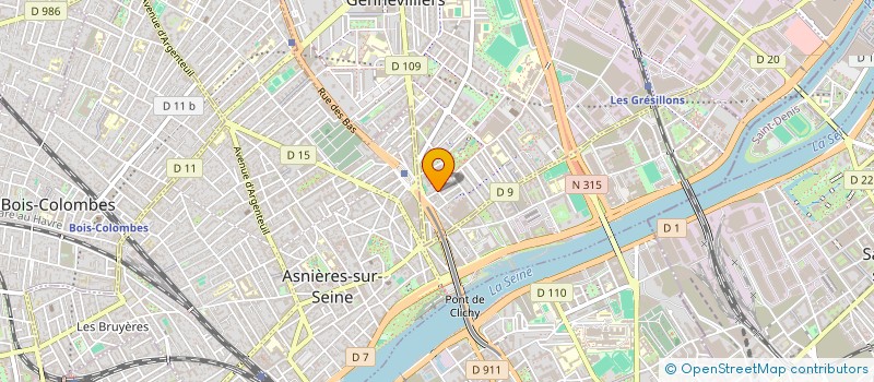 localisation de l'entreprise MONSIEUR CATALIN POVERJUC à GENNEVILLIERS
