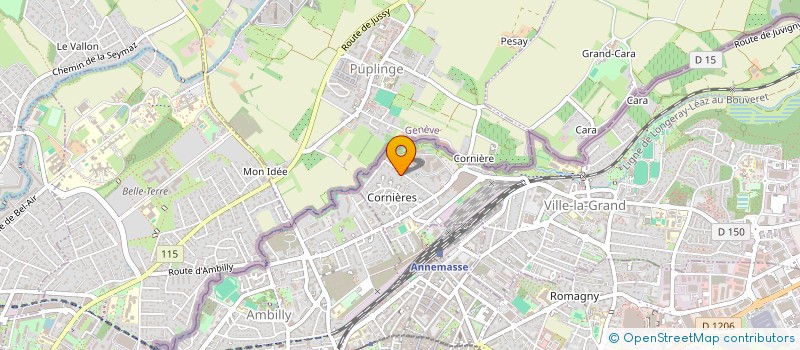 localisation de l'entreprise MONSIEUR CATALIN REZ  VILLE-LA-GRAND