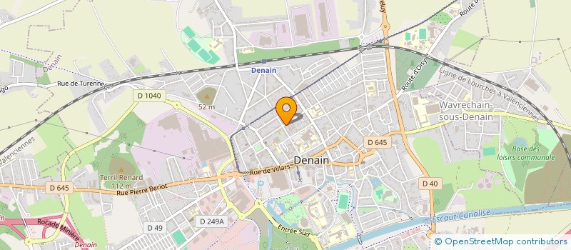 localisation de l'entreprise MONSIEUR CATALIN SANDU  DENAIN