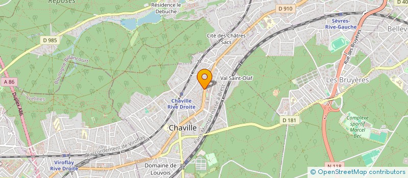 localisation de l'entreprise MONSIEUR CATHERINE DEMATTEI à CHAVILLE