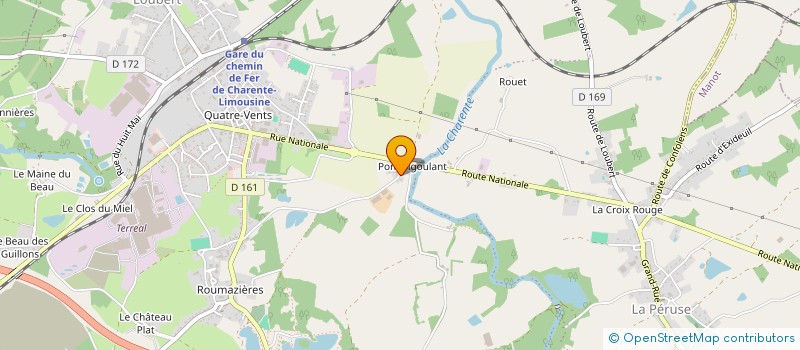 localisation de l'entreprise MONSIEUR CATHERINE DESHAYES  TERRES-DE-HAUTE-CHARENTE