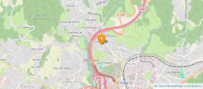 localisation de l'entreprise MONSIEUR CATHERINE LAM à ANNECY