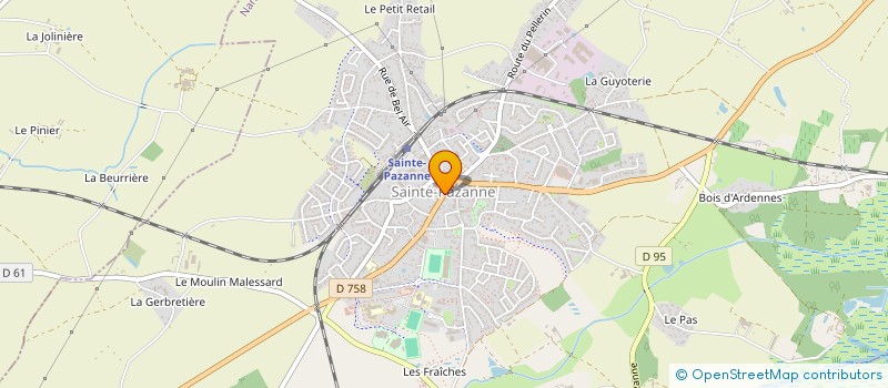 localisation de l'entreprise MONSIEUR CATHERINE VRIGNAUD à SAINTE-PAZANNE