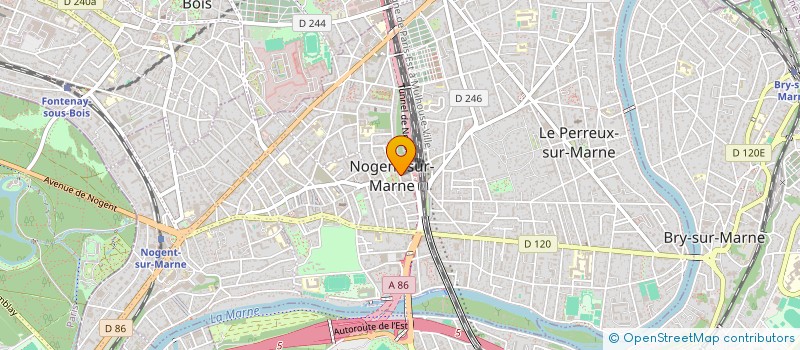 localisation de l'entreprise MONSIEUR CATHRERINE MATRUCHOT  NOGENT-SUR-MARNE