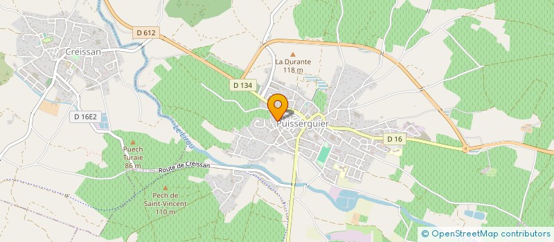 localisation de l'entreprise MONSIEUR CAYETANO RIVERA MARCO  PUISSERGUIER