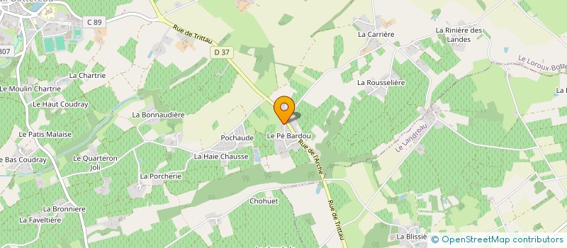 localisation de l'entreprise MONSIEUR CAYRY AKDEMIR  LE LOROUX-BOTTEREAU