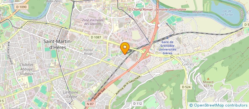 localisation de l'entreprise MONSIEUR CEBRAIL GOKCE  SAINT-MARTIN-D'HERES