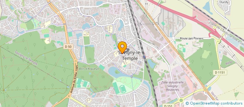 localisation de l'entreprise MONSIEUR CEBRAIL KAYA  SAVIGNY-LE-TEMPLE