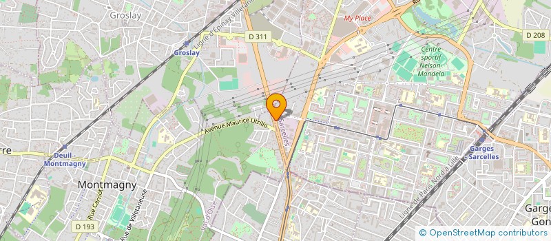 localisation de l'entreprise MONSIEUR CEBRAIL SIMSEK  SARCELLES