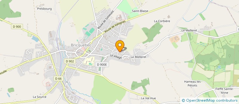 localisation de l'entreprise MONSIEUR CEBRAYIL MARVIE  BRICQUEBEC-EN-COTENTIN