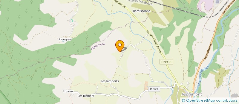 localisation de l'entreprise MONSIEUR CECIL IMBERT à ASPREMONT
