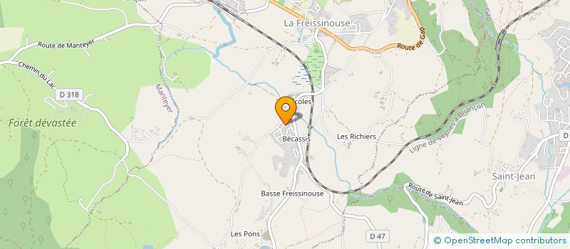 localisation de l'entreprise MONSIEUR CECIL ISNARD à GAP