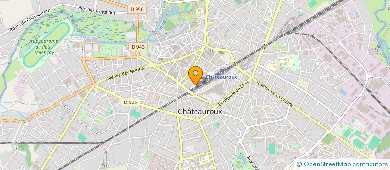 localisation de l'entreprise MONSIEUR CECIL PAILLEREAU à CHATEAUROUX