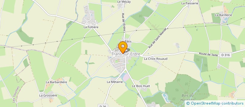 localisation de l'entreprise MONSIEUR CECIL-VIANNEY NICOLAS  TRANS-SUR-ERDRE