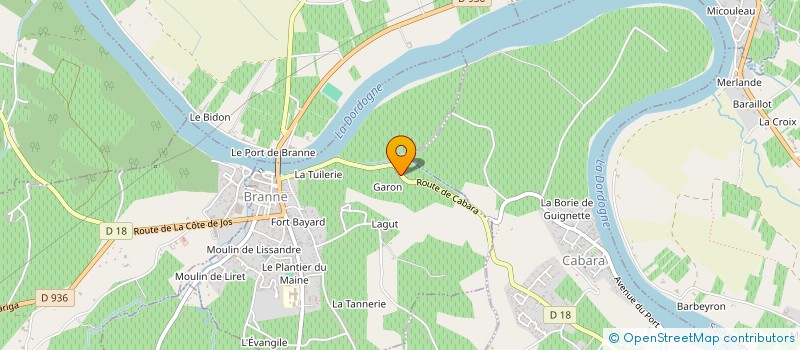 localisation de l'entreprise MONSIEUR CECILE BROUET  BRANNE