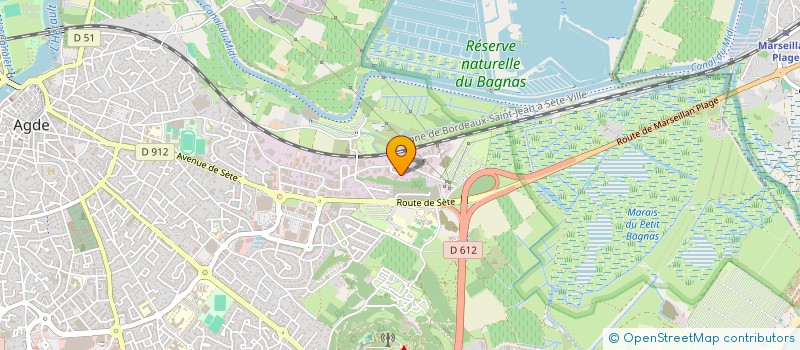 localisation de l'entreprise MONSIEUR CEDRIC ABBAL  AGDE