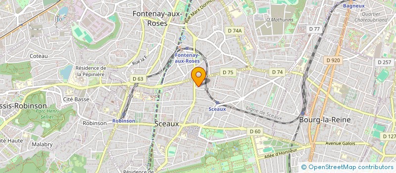 localisation de l'entreprise MONSIEUR CEDRIC ADELAIDE à SCEAUX