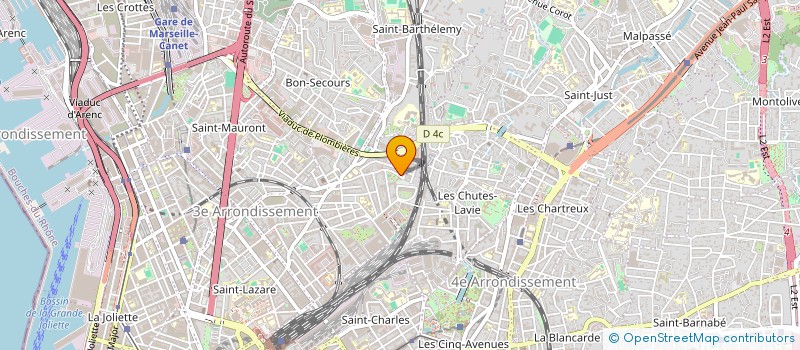 localisation de l'entreprise MONSIEUR CEDRIC ADJEMOUT  MARSEILLE
