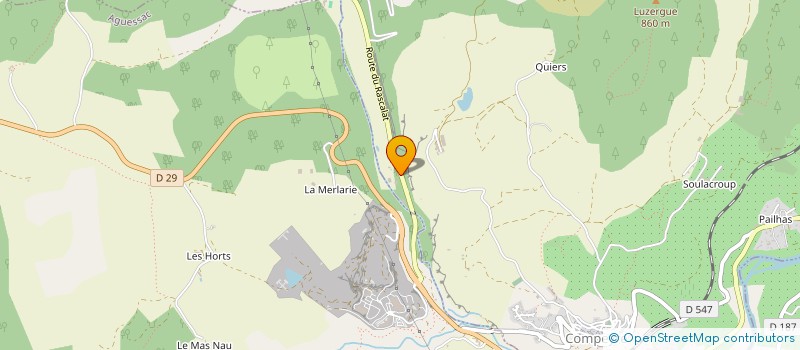 localisation de l'entreprise MONSIEUR CEDRIC AEBERHARD à COMPEYRE