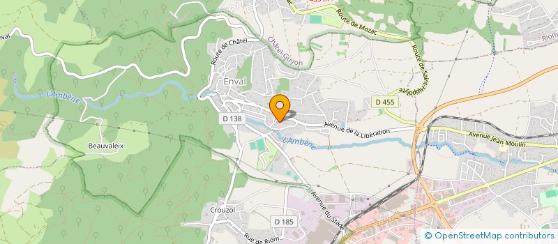 localisation de l'entreprise MONSIEUR CEDRIC AGIER  ENVAL