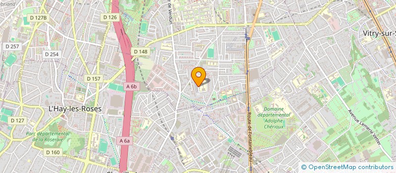 localisation de l'entreprise MONSIEUR CEDRIC AKAKPO  VILLEJUIF