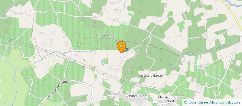 localisation de l'entreprise MONSIEUR CEDRIC ALBERT  VAL DE VIRVEE