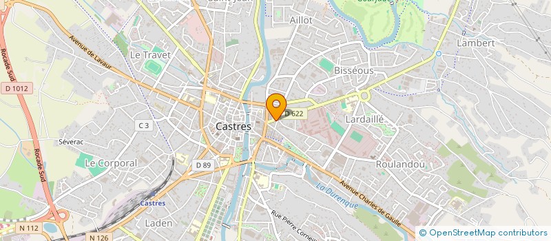 localisation de l'entreprise MONSIEUR CEDRIC ALBOUY  CASTRES