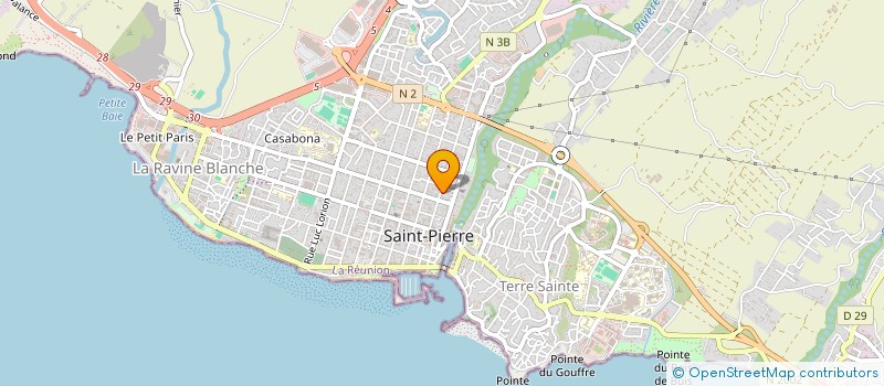 localisation de l'entreprise MONSIEUR CEDRIC ALBRECHT à SAINT-PIERRE