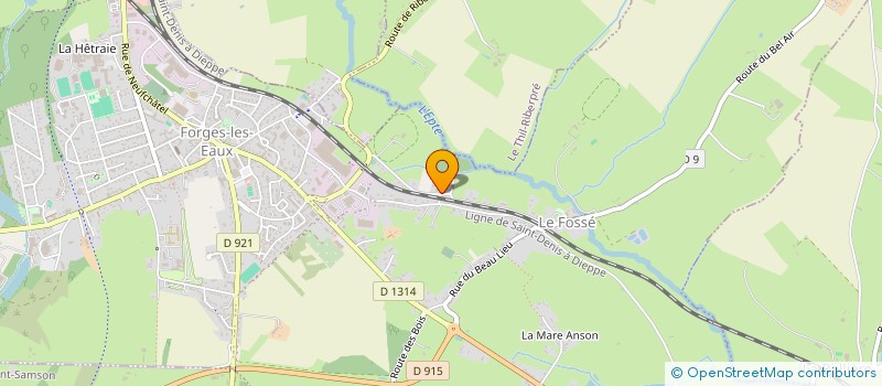 localisation de l'entreprise MONSIEUR CEDRIC ALLAIS  FORGES-LES-EAUX