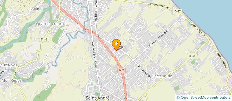 localisation de l'entreprise MONSIEUR CEDRIC ALLAMELOU à SAINT-ANDRE