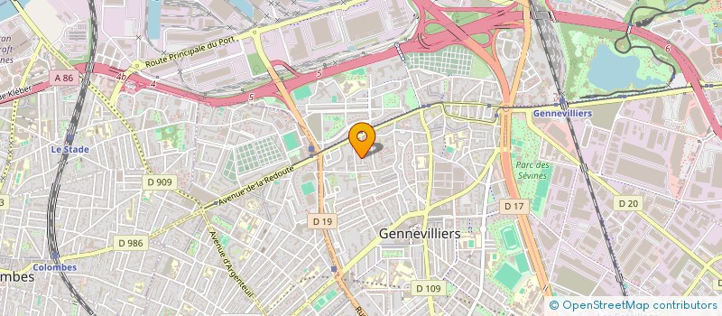localisation de l'entreprise MONSIEUR CEDRIC ALLONSIUS à GENNEVILLIERS